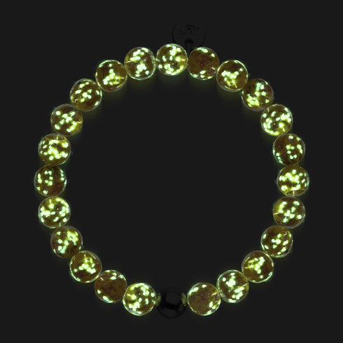 Mango | .925 Sterling Silver | Firefly Glass Bracelet